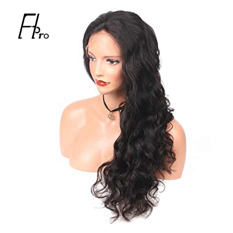 4x4 Lace Closure Wig Unit Body Wave Virgin Hair Natural Color